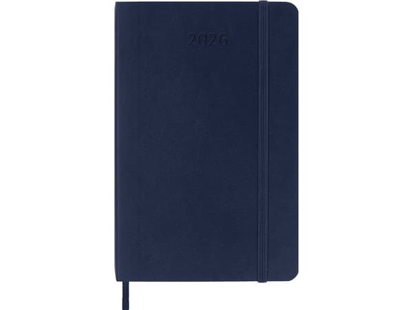 Classic Soft 12M Week Note Pocket Sapphire Blue 2026