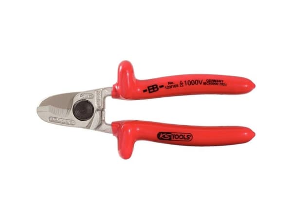 KS TOOLS CLASSIC 1000V enhånds kabelkutter, 165mm (117.1287)