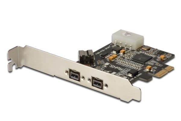 DIGITUS DS-30203-2 - FireWire-sovitin - PCIe - FireWire 800 - 3 porttia
