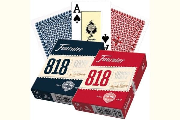 Fournier 818 pokerkort (blå)