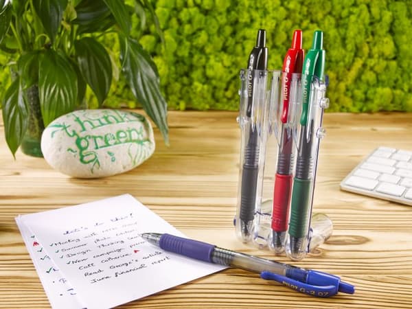 Pilot G-2 Gelpen m/klik Set-2-Go 0,7 mm Basic ass. farver