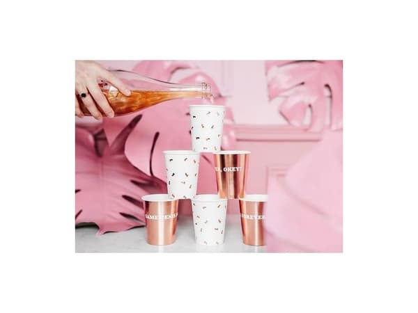 Penis pappersmugg, roséguld