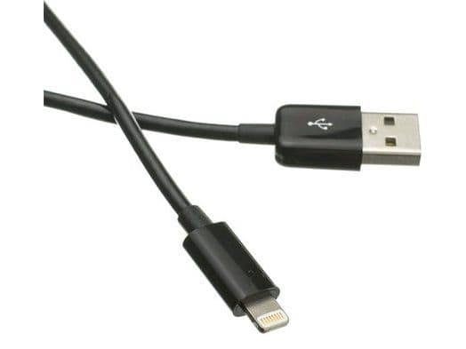USB-kabel C-Tech USB-A - Lightning 2 m svart (BB-APL-20B)