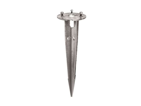 Galvanisert jordanker for montering av Alva ø170 mm
