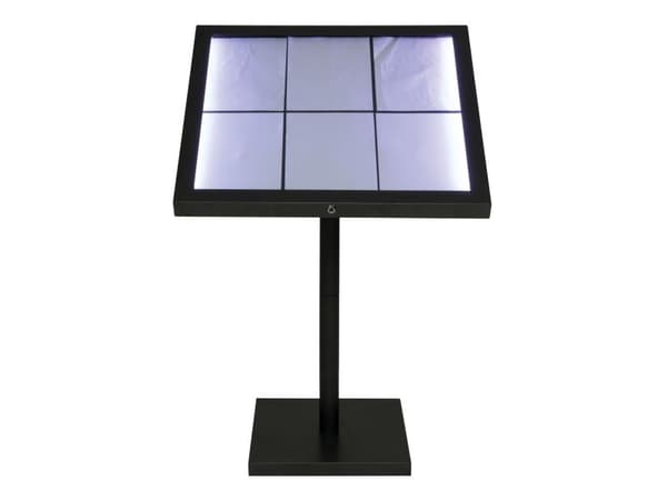 Securit® 6xA4 COATED STEEL belyst informationsdisplay