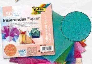 Slowmoose opaliserande prickpapper 14x14 cm (50 st)