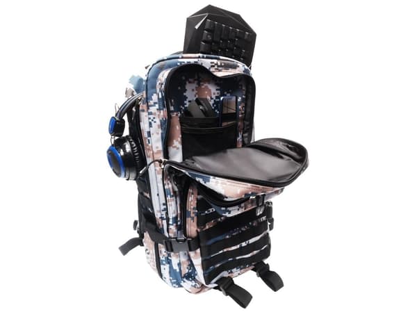 Sinox Gaming Backpack. 26L. Blå camo
