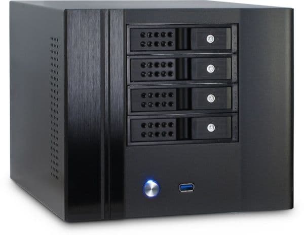 Inter-Tech IPC SC-4004 - USFF - mini ITX - ingen strömförsörjning (FlexATX) - USB