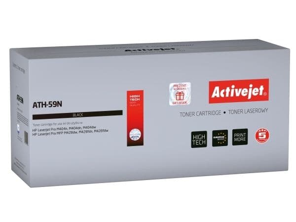 Activejet ATH-59N, 3000 sidor, Svart, 1 styck