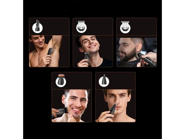 MAXGROOM LK-892 multifunctional trimmer with replaceable tips - black