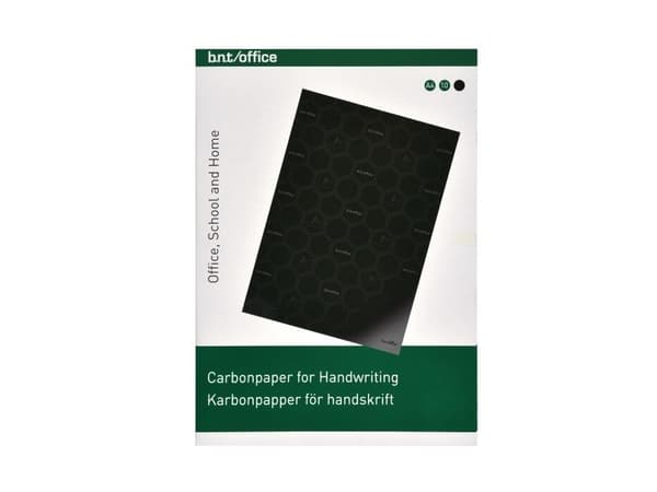 BNT Office karbonpapper A4 10-pack svart