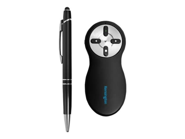 Kensington Wireless Presenter - Presentasjonsfjernstyring - 4 knapper - radio