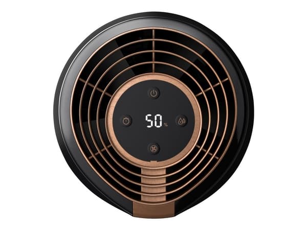 Philips 2000 series HU2718 - Luftfugter - på bord - sort/kobber