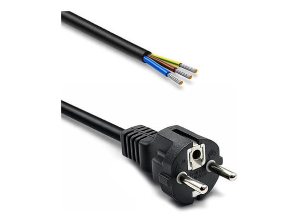 SCHUKO CEE power cable  Cu stripped and soldere
