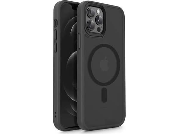 Tech-Protect MagMat MagSafe-deksel for iPhone 12/12 Pro - matt sort