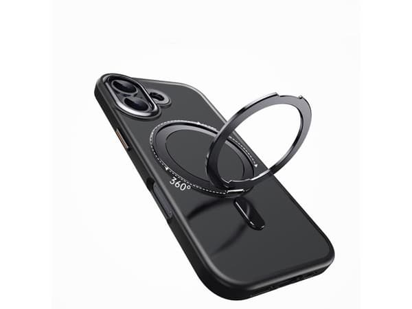 Tech-Protect MagRing MagSafe-deksel for iPhone 17 - matt svart