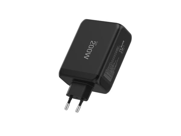 Tech-Protect NC200W GaN vegglader 4-porter 200W - svart