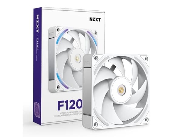 NZXT F120X, Vifte, 12 cm, Hvit
