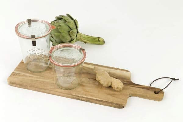Weck-glas, 850 ml, med lock, form, 6 st