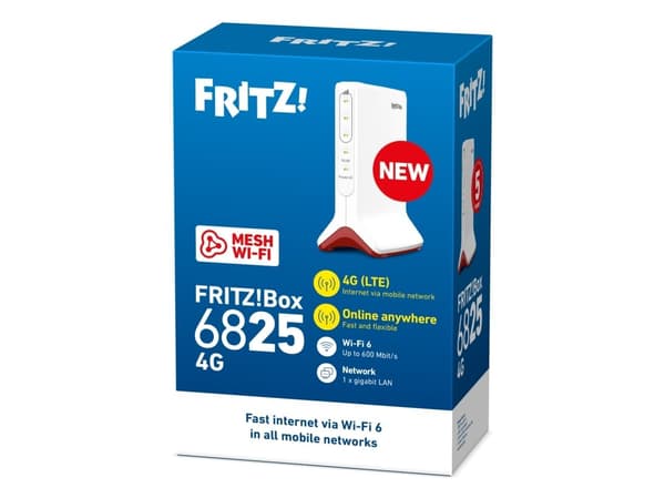 FRITZ! Box 6825 4G Mobiler LTE Router mit WIFI6