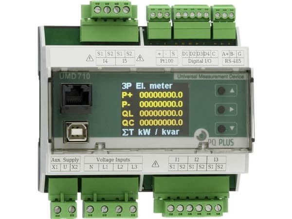PQ Plus UMD 710A digitalt DIN-skenemätinstrument