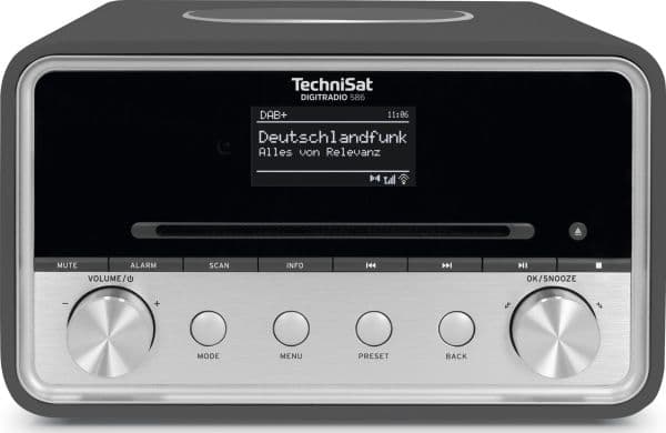 TechniSat DigitRadio 586 - DAB+ radio - silver, antracit