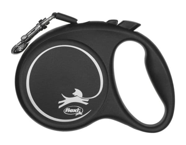 flexi Black Design M band 5 m, 25 kg, sort
