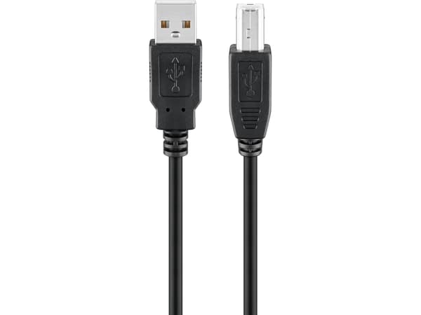 Goobay 68901, 3 m, USB A, USB B, USB 2.0, 480 Mbit/s, Lajittelu