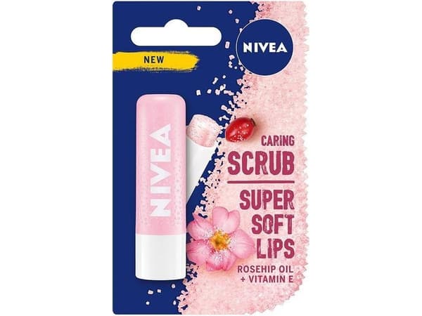 Nivea Caring Scrub Lip Peeling Wild Rose 4.8g