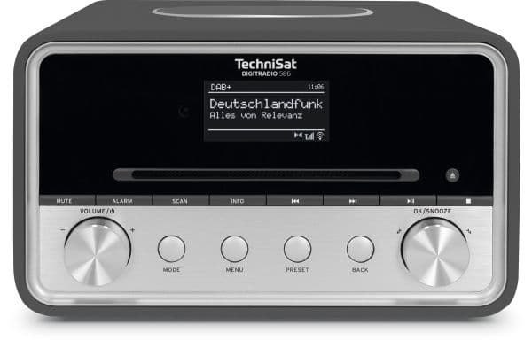 TechniSat DigitRadio 586 - DAB+ radio - silver, antracit