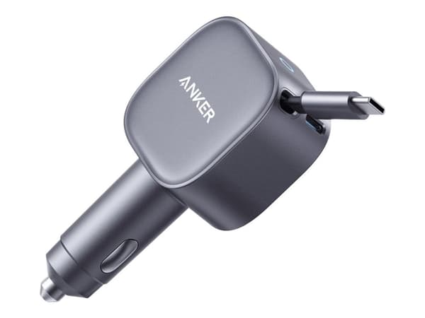 Anker Nano - Strömadapter - 75 Watt - 2 utdatakontakter (USB-C)