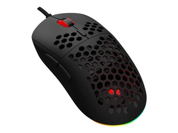 Savio HEX-R, USB A-tyyppi, 12000 DPI, Musta