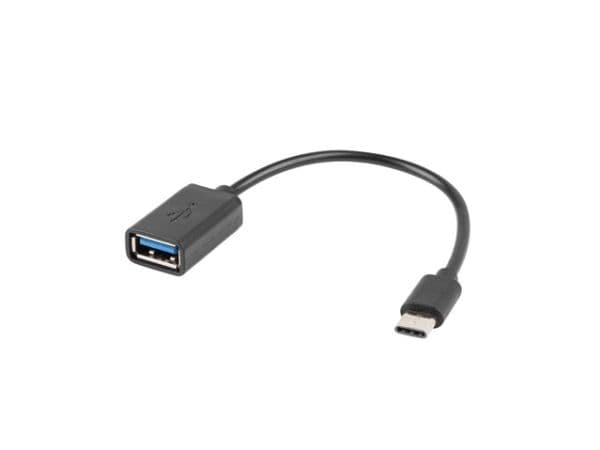 Lanberg - USB-sovitin - USB-C (han) til USB (hun) - USB 2.0 OTG - 15 cm - lajittelu - lajittelu