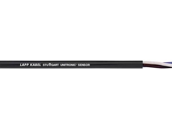 Lapp UNITRONIC SENSOR, 500 m, Svart, Koppar, Polyvinylklorid (PVC), 300 V, ETIM 5.0 Class-ID: EC001578 ETIM 5.0 Class-Description: Flexible cable E...