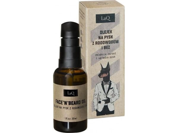 LAQ_Oil for muzzle with and without pedigree softens beard and smooths muzzle 30ml