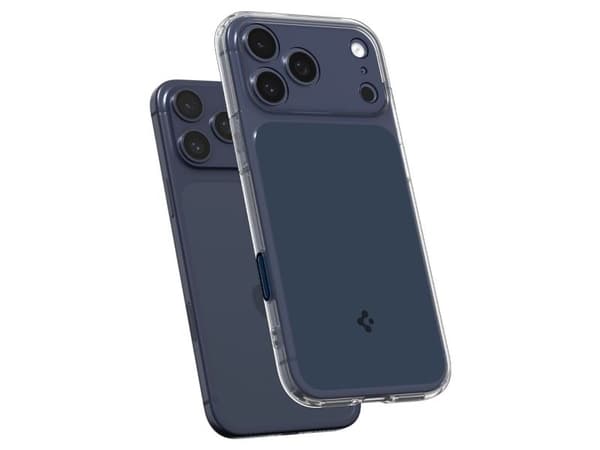 Spigen ACS10476, Mobilskal, Apple, Phone 17 Pro, 16 cm (6.3"), Blå
