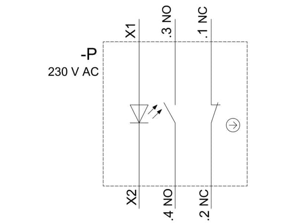 Siemens 3SU11060AB203FA0 3SU1106-0AB20-3FA0 Tryckknapp 1 st