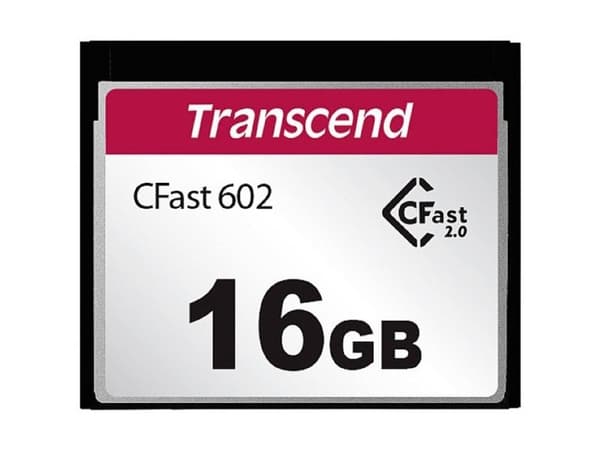 Transcend CFast 2.0 CFX602 - Flashminnekort - 16 GB - CFast 2.0