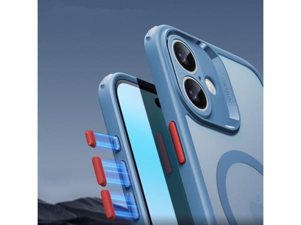 ESR Classic Pro Set Halolock MagSafe-deksel for iPhone 16 - blå