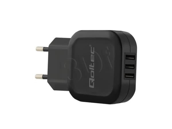 Qoltec 50191, Sisätila, AC, 5 V, Musta
