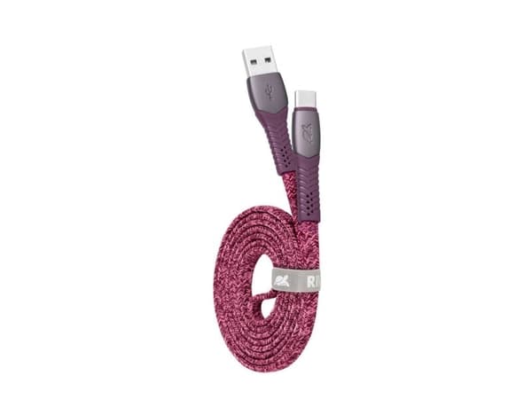 Rivacase PS6102 RD12, 1,2 m, USB C, USB A, USB 2.0, 0,48 Gbit/s, punainen