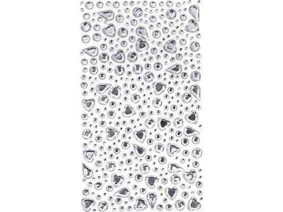 Selvklebende krystaller Crystal 250 stk