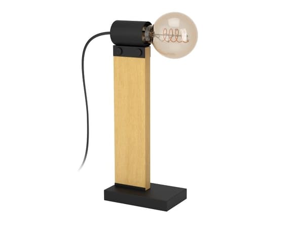 EGLO BAILRIGG TL E27 sort/natur FSC