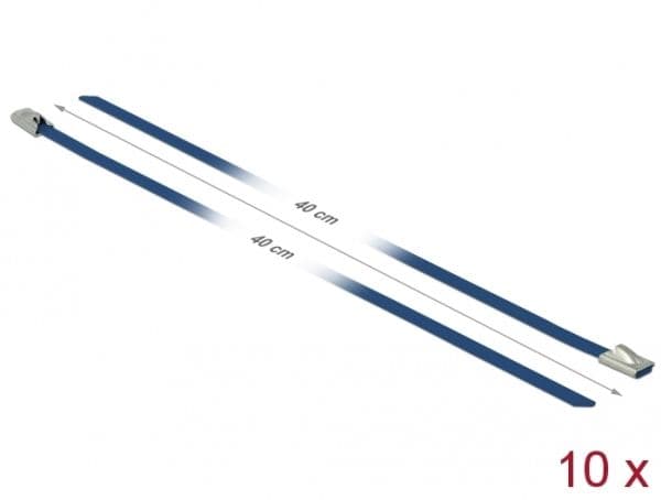 Delock - Kabelsamlare - 40 cm - blå (paket om 10)