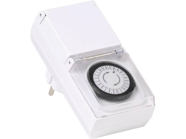 Vivanco VVEL24HTIMECDE, Daglig timer, Vit, Rotations-, 30 min, IP44, 3600 W