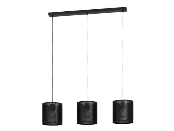EGLO MANBY LÅNG BORD 3L E27 svart