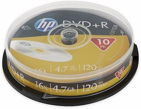 HP 8995398, DVD+R, 10 styck, 4,7 GB