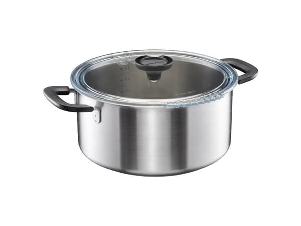 FISKARS kastrull 5L rostfritt stål med lock Functional Form