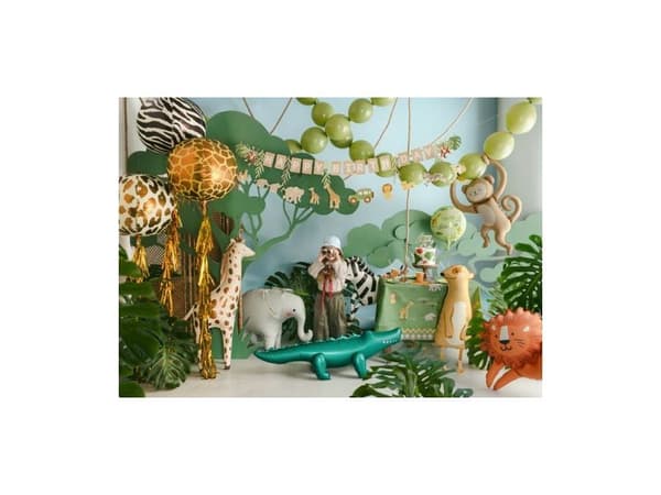 Safari bursdagsbanner, 1,8 m