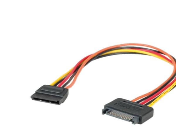 SATA förlängningskabel för ström, 0,3 m
